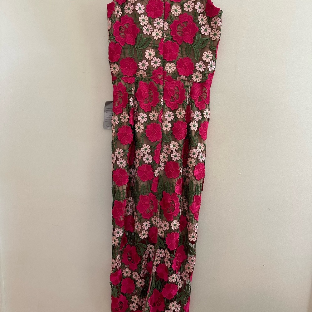 Dress the Population Pink Floral Embroidered Dress - Picture 2 of 6